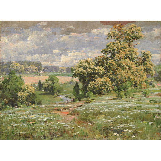 Beautiful 19th Century Landscape Giclée Print – Nature Scene on Canvas & Archival Paper