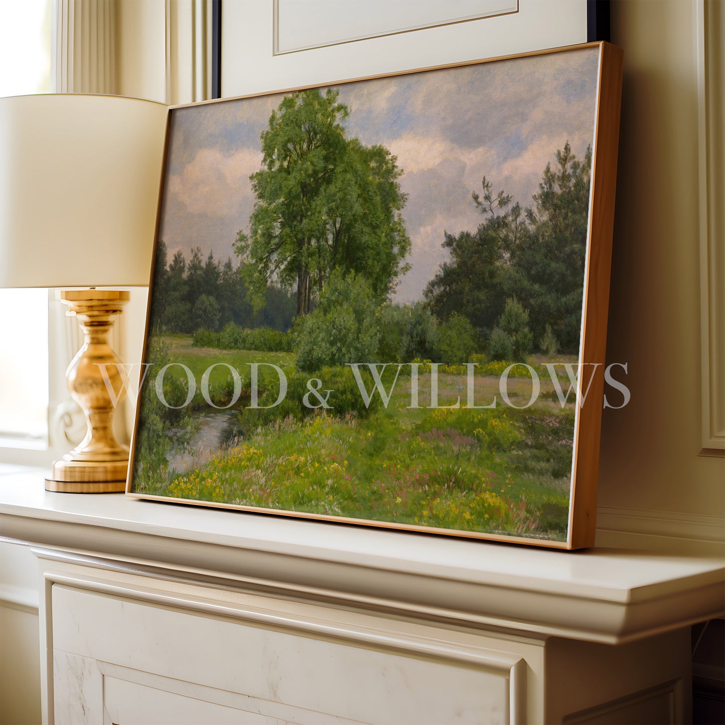 Classic Nature Landscape Art – 19th Century Giclée Print for Home Décor
