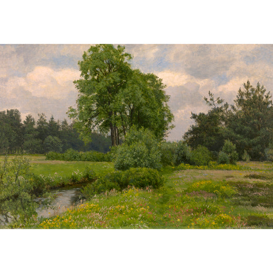 Classic Nature Landscape Art – 19th Century Giclée Print for Home Décor