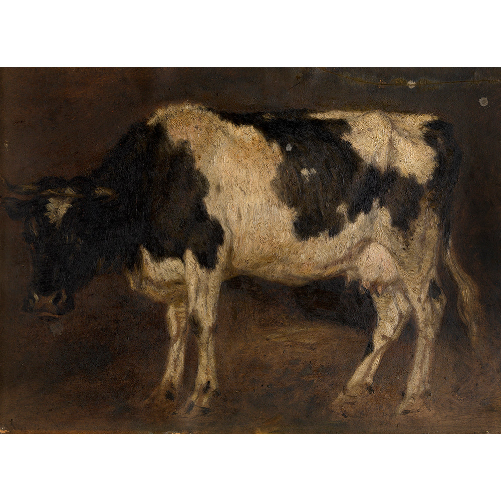 Vintage Cow Artwork – Fine Art Print