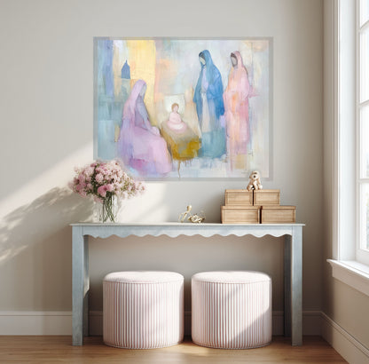 Nativity Art- A Heartfelt Expression of Love & Hope