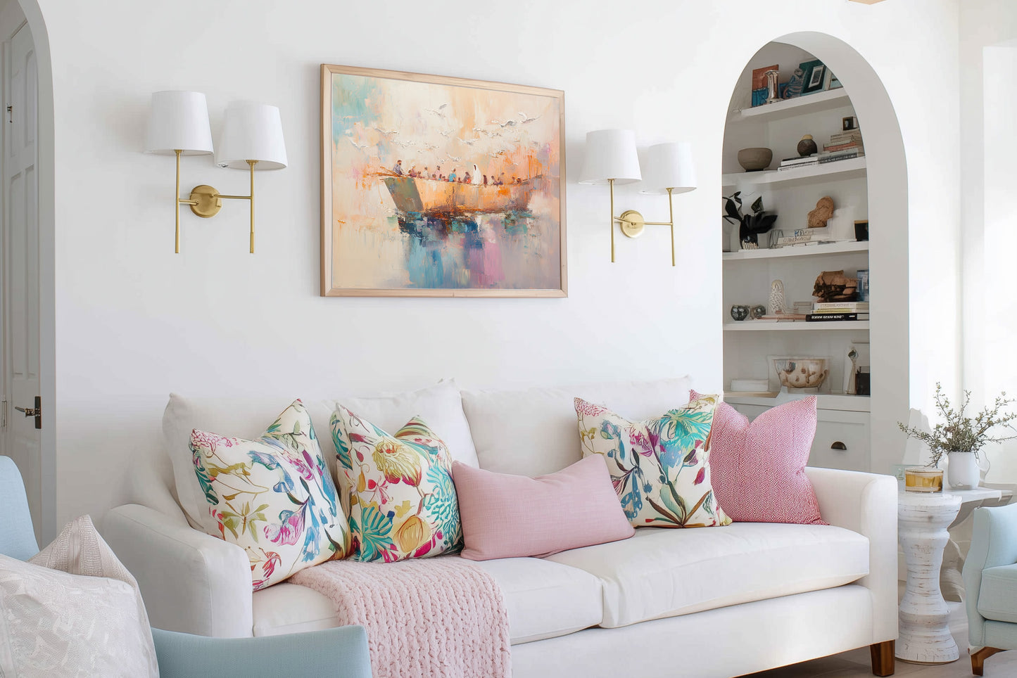 Modern Noah’s Ark Christian Wall Art – Faith-Inspired Decor for Your Home