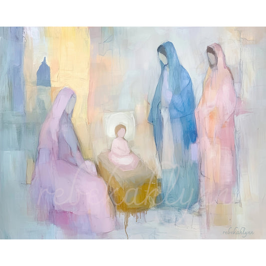 Nativity Art- A Heartfelt Expression of Love & Hope